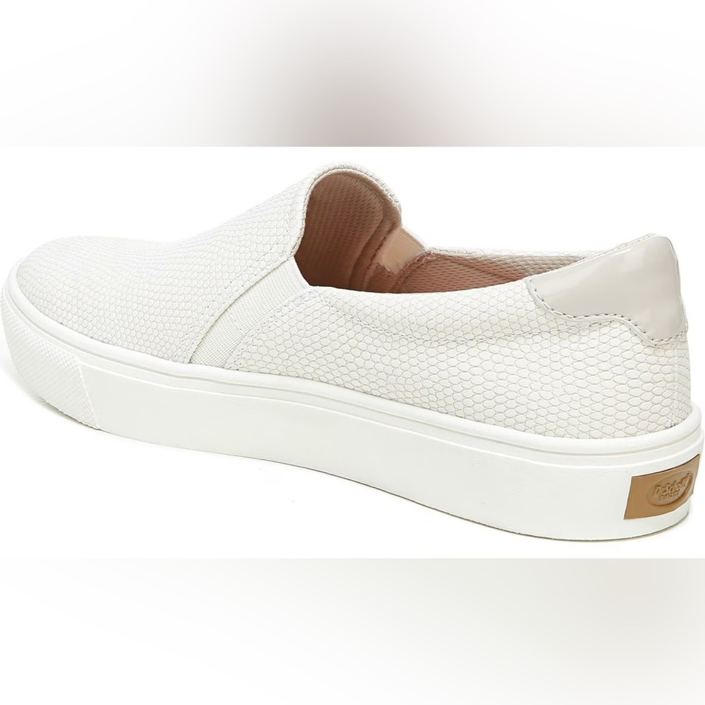 Cream Snakeskin Sneakers